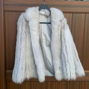 Authentic Blue Fox Fur Coat